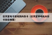 任天堂电子游戏到内存卡（任天堂游戏机内存卡放在哪里）