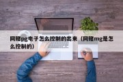 网赌pg电子怎么控制的出来（网赌mg是怎么控制的）