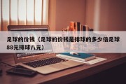 足球的价钱（足球的价钱是排球的多少倍足球88元排球八元）