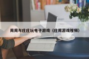周周与庄庄玩电子游戏（庄周游戏视频）
