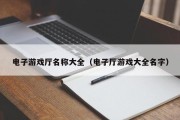电子游戏厅名称大全（电子厅游戏大全名字）